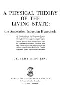 A Physical Theory of the Living State: the Association-Induction Hypothesis